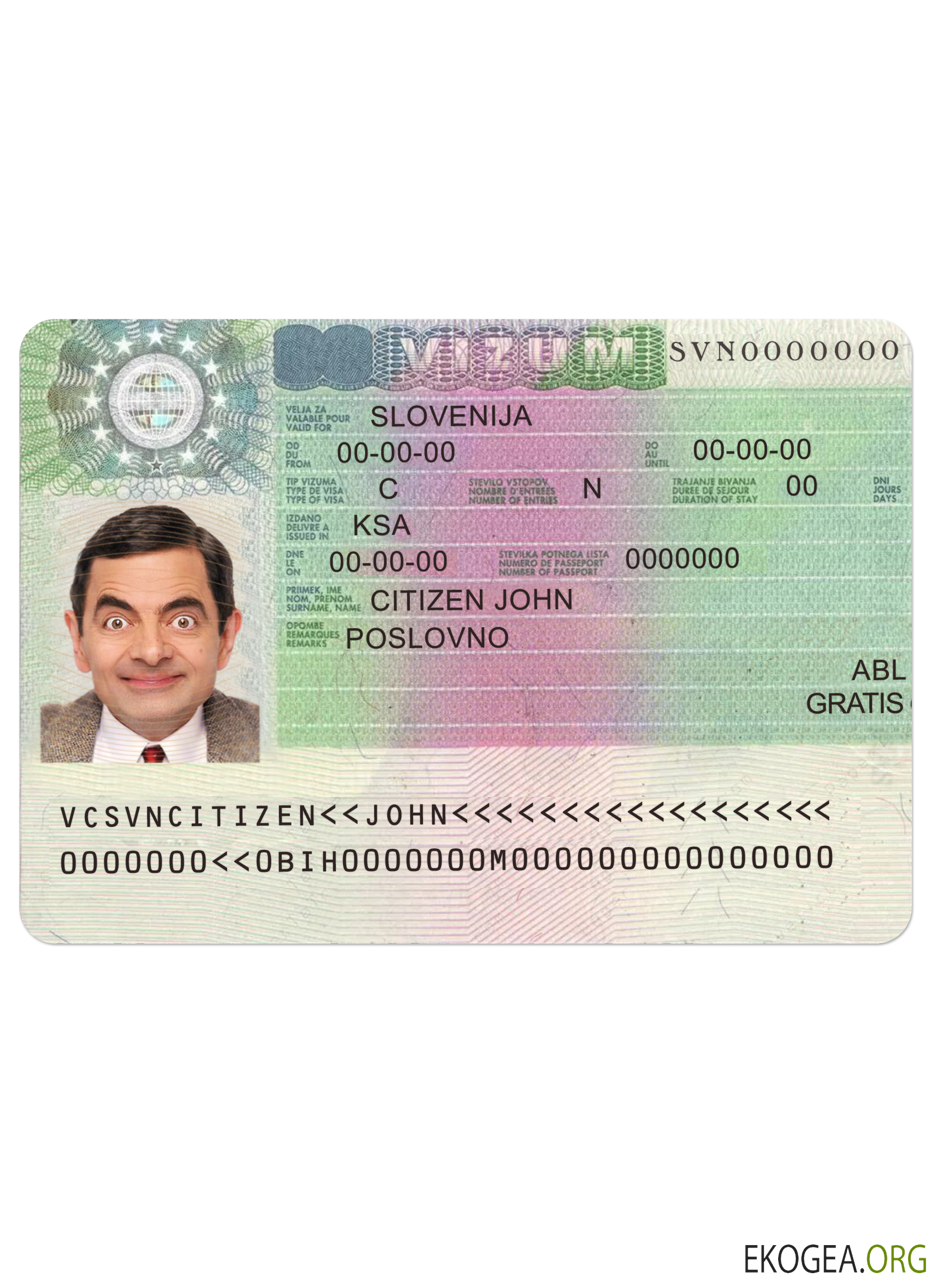 Visa Schengen SLOVÉNIE